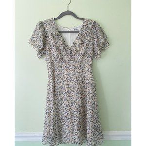 Madewell Silk Mini Dress- Size S, New,